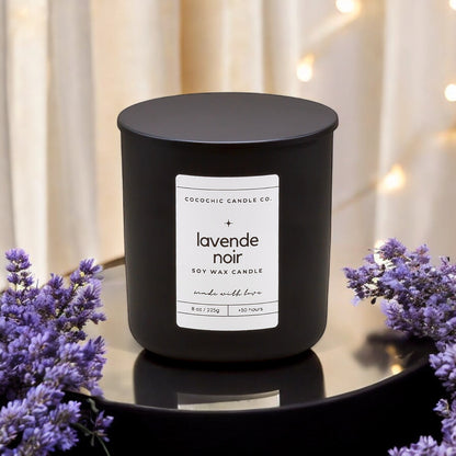 Lavende Noir 8 oz Candle