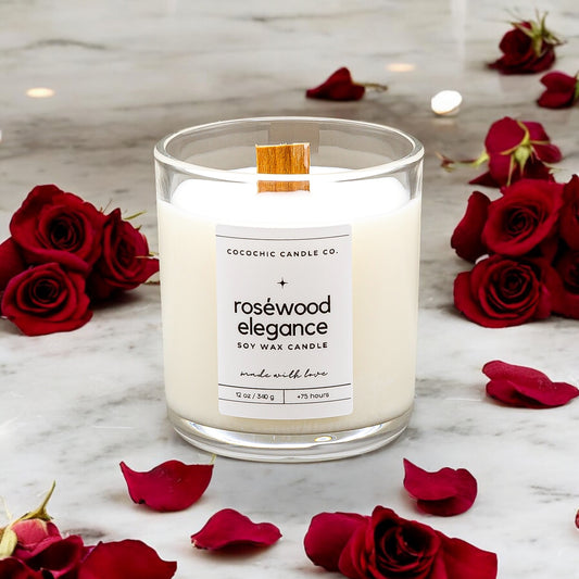 Roséwood Elegance 12 oz Candle