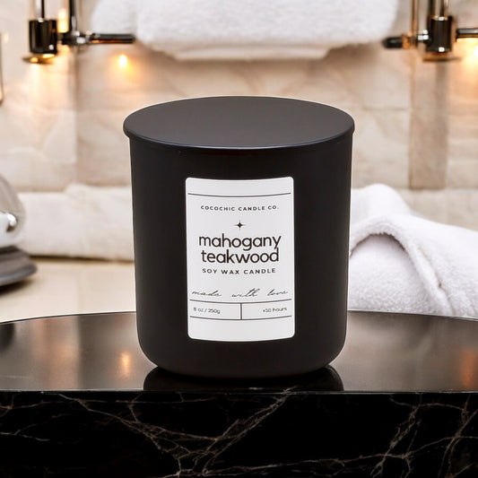 Mahogany Teakwood 8 oz Candle