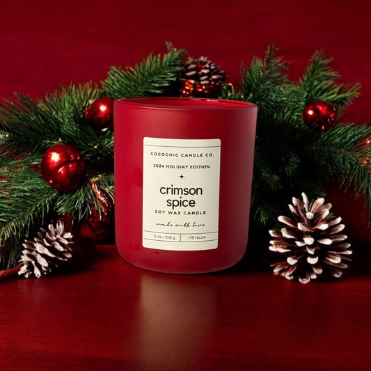 Crimson Spice 12 oz Candle - Holiday Limited Edition