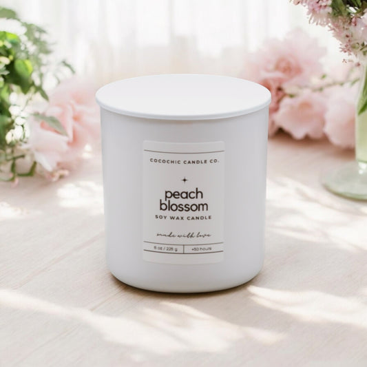 Peach Blossom 8 oz Candle