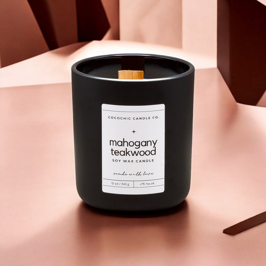 Mahogany Teakwood 12 oz Candle