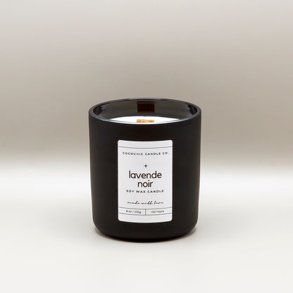 Lavende Noir 8 oz Candle