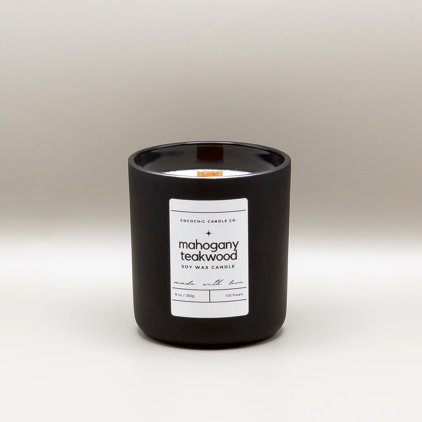 Mahogany Teakwood 8 oz Candle