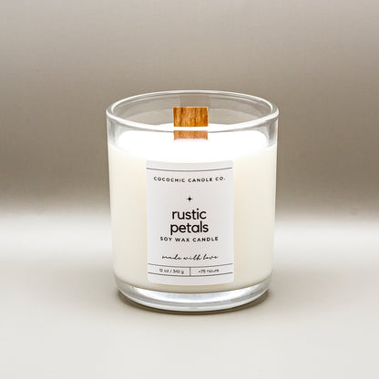 Rustic Petals 12 oz Candle