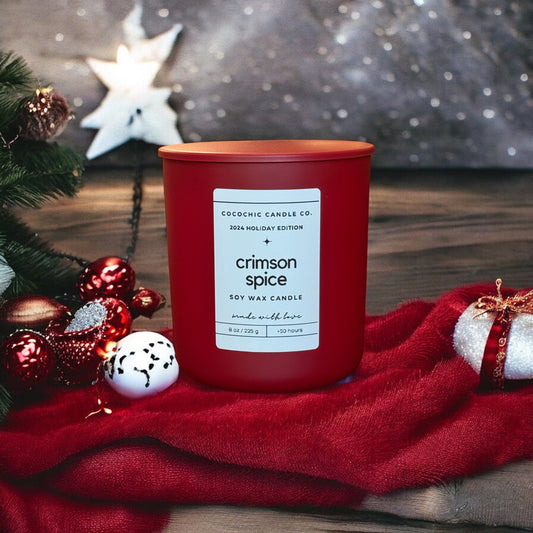 Crimson Spice 8 oz Candle - Holiday Limited Edition