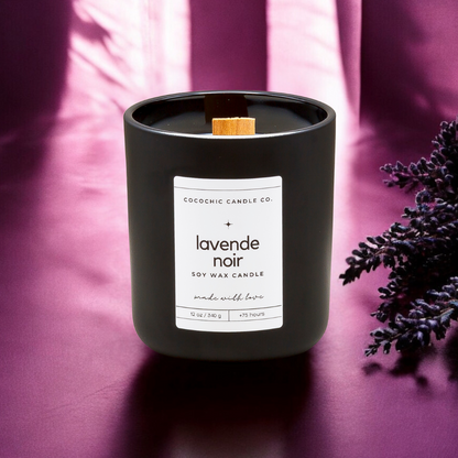 Lavende Noir 12 oz Candle